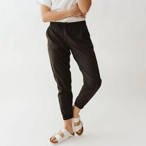 albion jetsetters black joggers (tall)